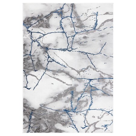 Safavieh 6 ft.-7 in. x 6 ft.-7 in. Craft Contemporary Square Rug, Ivory Grey & Blue CFT877M-7SQ